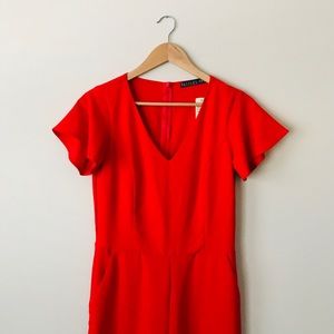 Red jumpsuit